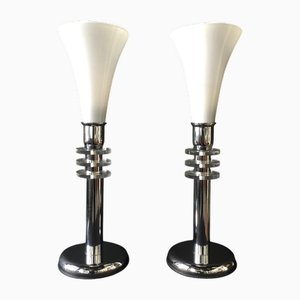 Lampes de Bureau Art Déco Vintage, Set de 2