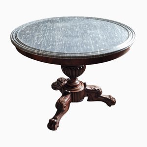 19th Century Mahogany Pedestal Table, 1890s