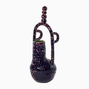 Vase in Stained Colours 002 Gelb von Constanza Almazàn Carrasco