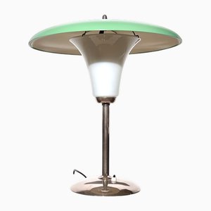 Lampe de Bureau Bauhaus Mid-Century de Couleur Verte, Allemagne, 1950s