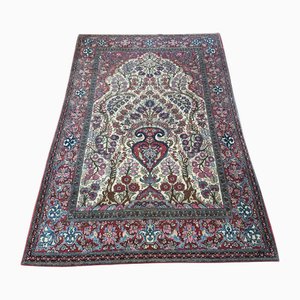 Middle Eastern Handmade Isfahan Prayer Rug, 1900s
