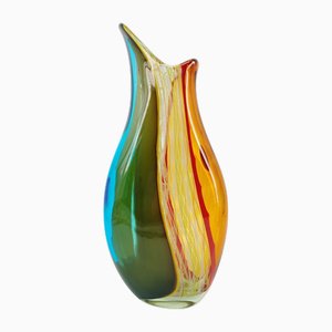 Vase Filigrana en Verre de Murano par 1295 murano