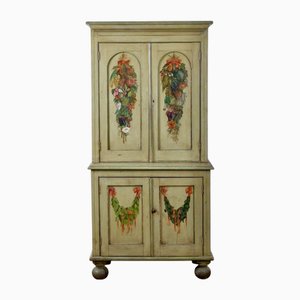 19th Century Continental Painted Cupboard