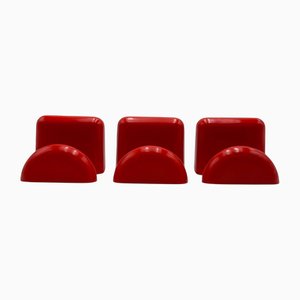 Wall Hooks by Castiglioni Gaviraghi Lanza for Bilumen, 1980s, Set of 3