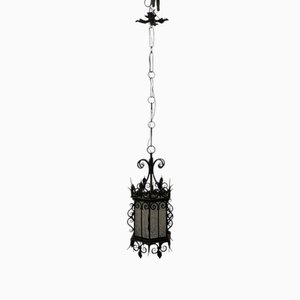 Wrought Iron Light Pendant, 1940s