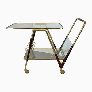 Bar Cart Trolley attributed to Cesare Lacca, 1950s