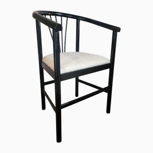 Wood and Wool Armchair, 1980s