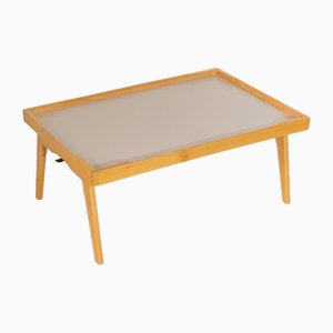 Mid-Century Modern Wood and Formica Folding Bed Tray - Book Stand, Italy, 1970s