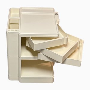 Weißer Organizer Trolley von Neolt, 1970er