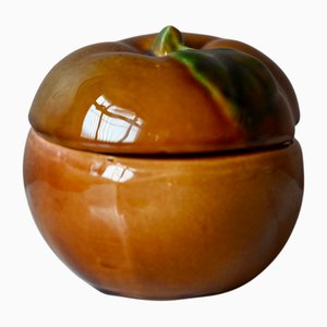 Ceramic Lidded Apple Pot