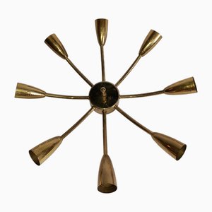 Austrian Ceiling Lamp by Rupert Nikoll, 1960s