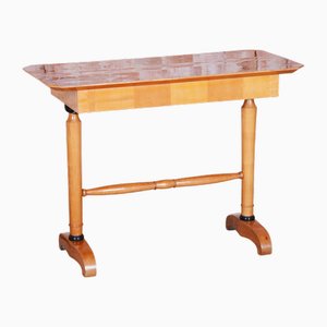 Biedermeier Writing Desk in Spruce & Maple Veneer, Austria, 1830s