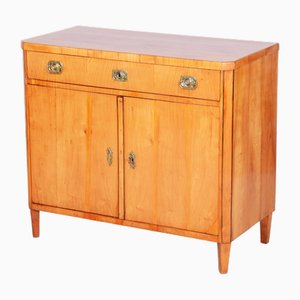 Biedermeier Schrank aus Kirschholz, Fichte & Ebenholz, Tschechisch, 1820er
