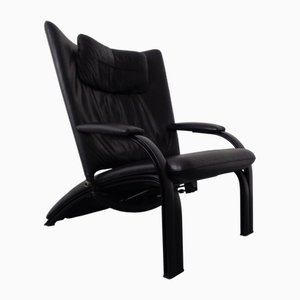 Fauteuil Ajustable Spot 698 en Cuir par Stefan Heiliener pour Wk Wohnen, Allemagne, 1980s