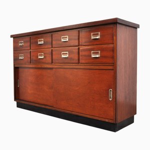 Vintage Ladenschrank aus Mahagoni, 1930er