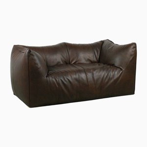 Divano Le Bambole in pelle di Mario Bellini per B&b Italia, anni '70