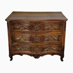 Small Louis XV Curved Chest of Drawers