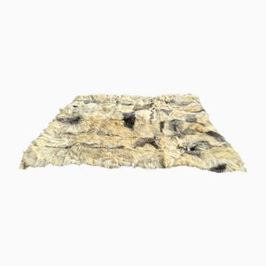 Cashmere Goat Hair Patchwork Rug, 1970s