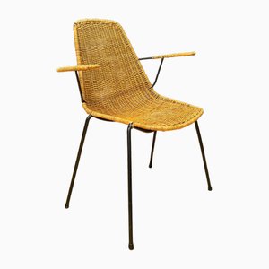 Chair with Armrests attributed to Gian Franco Legler, Italy, 1950s