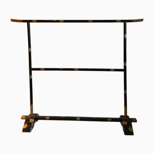 Porte-kimono en Laque Noire et Doré, Japon