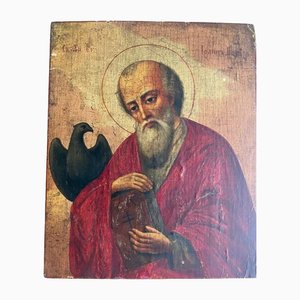 Religious Icon, 1800s, Painting on Wood