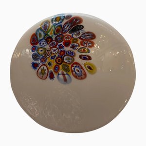 Murrine Sphere in Murano Style Glass with Multicolored Wall Sconce by Simoeng