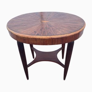 Oval Table in Rosewood and Sycamore, 1925