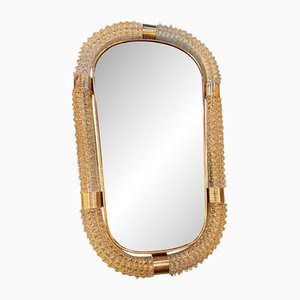 Rostrato Murano Style Glass Wall Mirror in Barovier Style by Simoeng