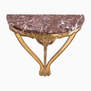 Late 19th Century Console with Stone Top, France
