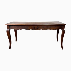 Walnut Farm Table, 19th Century