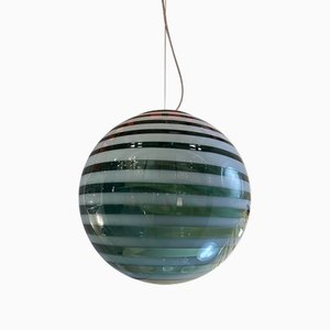 Italian Swirling Multicolors Pendant Sphere by Simoeng