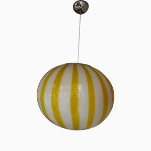 Italian Swirling Multicolors Pendant Sphere by Simoeng