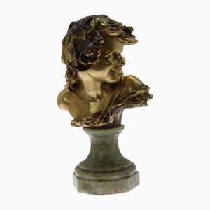 Jean Antoine Injalbert, The Laughing Child, 1890s-1910s, Bronze