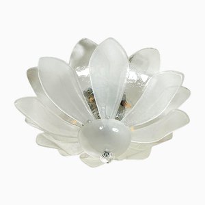 Modern Flower Murano Style Glass Flush Mount by Simoeng