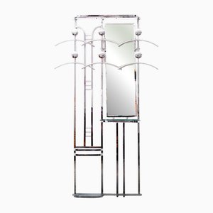 Space Age Chrome Coat Rack, 1980s