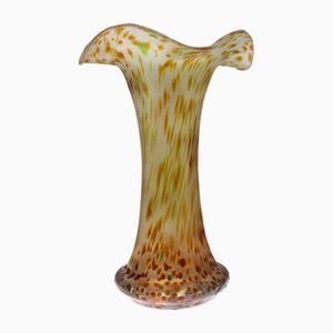 Irisierende Jugendstil Vase von Fritz Heckert Petersdorf, 1900er