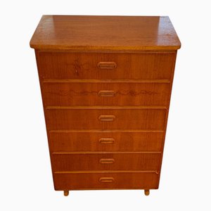 Mid-Century Modern Teak Chest of Drawers from Karlit, Sweden