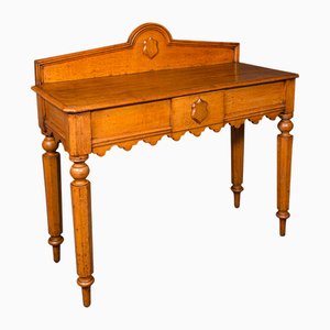 Frühviktorianischer Hall Beistelltisch aus Goldener Eiche, 1850er