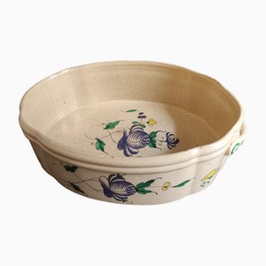 Antique Earthenware Planter from La Rochelle, 18th Century