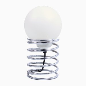 Pop Art Glaskugel Tischlampe von Woja, 1970er
