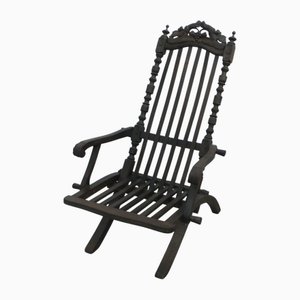 Belle Epoche French Lounge Chair Terrace Chair, 1880s