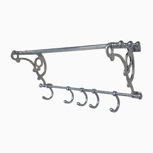 Art Nouveau Revival French Train Luggage Rack, 1970s