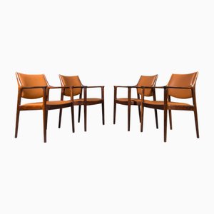Elton Armchairs by Torbjørn Afdal, Norway, 1960s, Set of 4