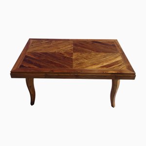 Walnut Dining Table with Extensions, 1950s
