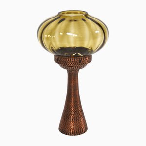 Candelabro de cobre hecho a mano de Mussbach Metall, Alemania Occidental, años 60