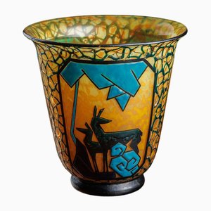 Archer and Deer Vase