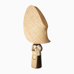 Ceramic Table Lamp attributed to Hanne G. Salamon, 1970s