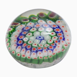 Fermacarte Millefiori in vetro artistico di Murano, Italia, anni '60