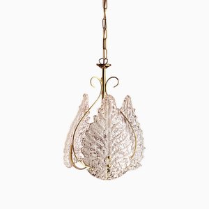 Plafonnier Mid-Century en Verre Murano, Italie, 1970s