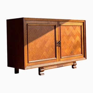 French Art Deco Oak Sideboard